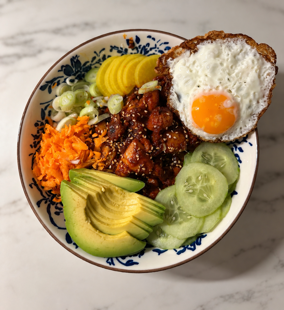Korean BBQ Chicken Bowl ohne Sauce