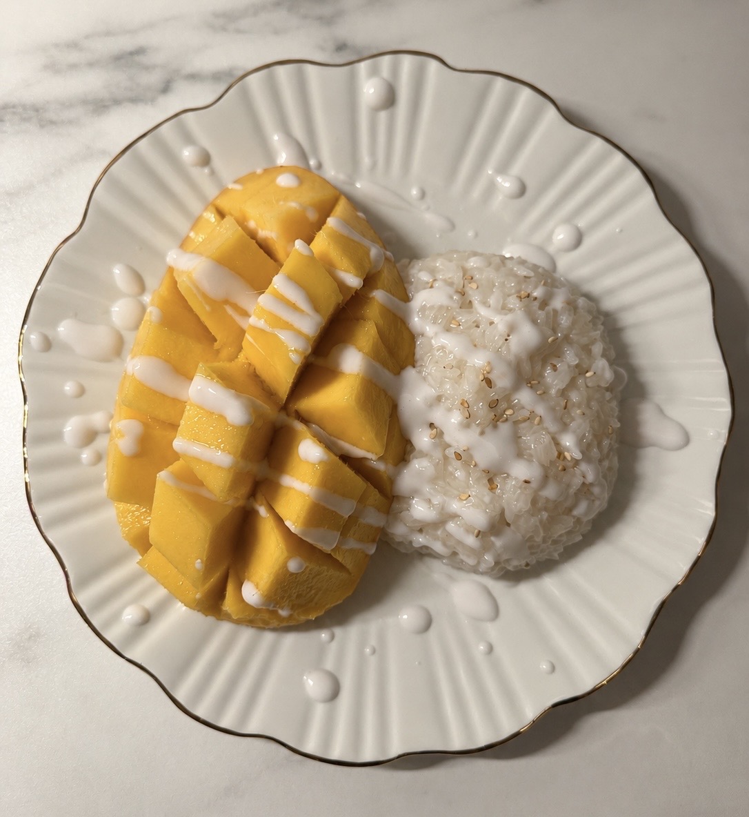 Mango Sticky Rice – traditionelles Thai Dessert
