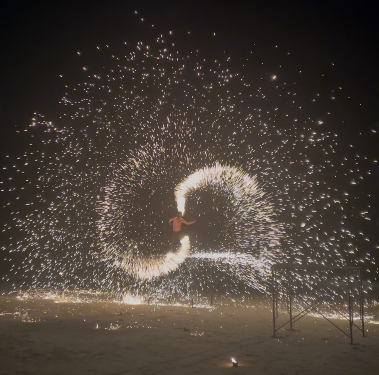 Feuershow in Krabi